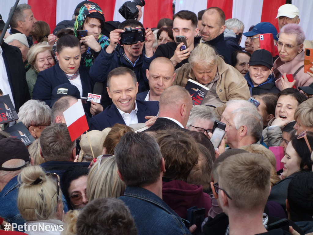 Spotkanie z Karolem Nawrockim w Płocku