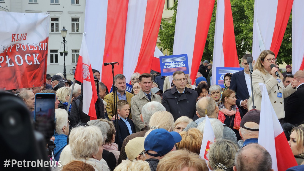 Karol Nawrocki w Płocku