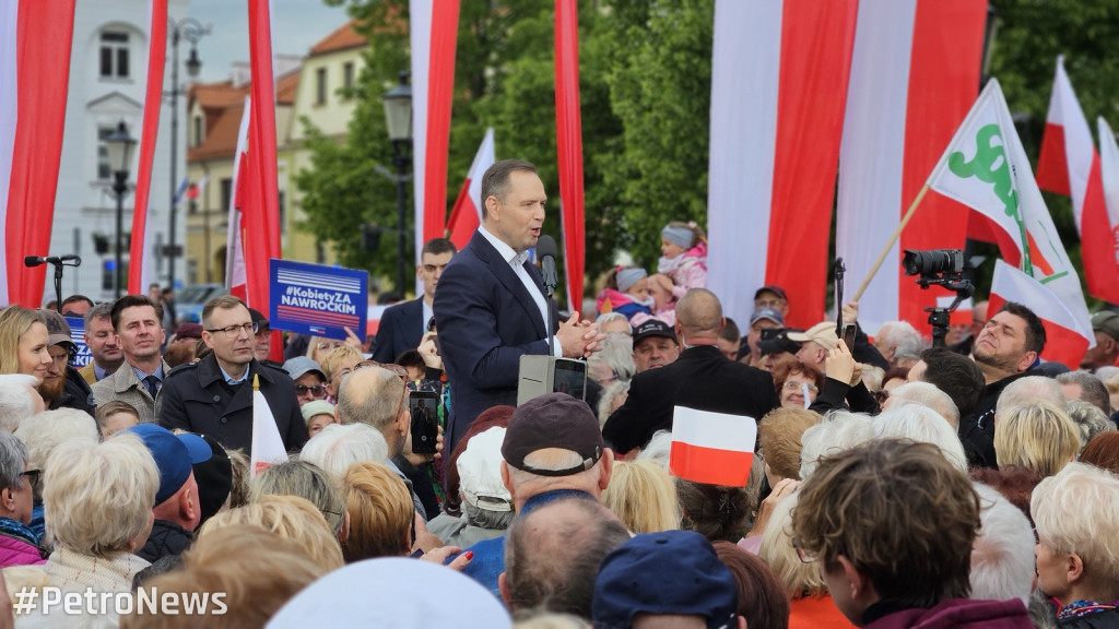 Karol Nawrocki w Płocku