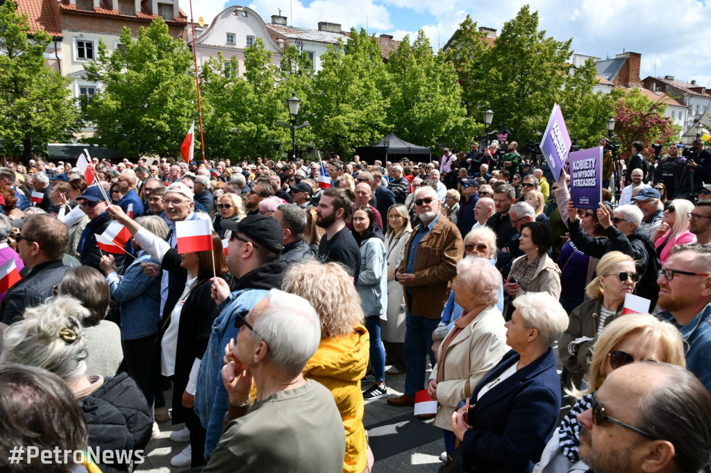 Spotkanie z Rafałem Trzaskowskim w Płocku
