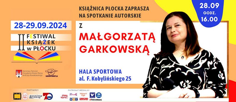 Spotkanie autorskie z Małgorzatą Garkowską