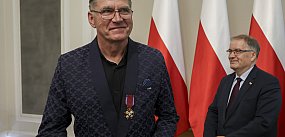 Sławomir Świerzyński z odznaczeniem Prezydenta RP