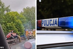 Autem zawisła na barierkach! Poranne zdarzenie w Płocku [FILM, FOTO]-398311