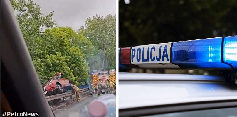 Autem zawisła na barierkach! Poranne zdarzenie w Płocku [FILM, FOTO] - 398311