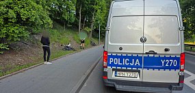 Zderzenie jednośladów w Płocku. Kobieta w szpitalu