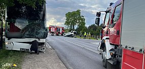 Karambol pod Płockiem. Droga zablokowana!