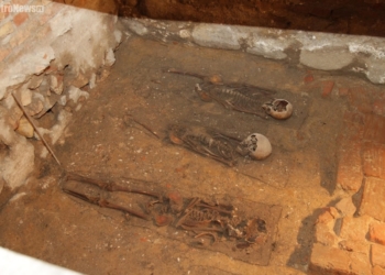 Archeolodzy odnaleźli w Małachowiance szczątki 60 ciał