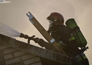 Pożar pod Płockiem. Trwa dogaszanie [ZDJĘCIA]