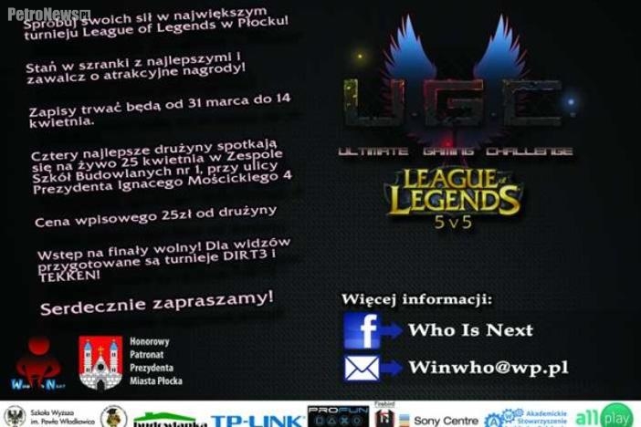 Będą masowo grać w LOL-a. Wybiorą najlepszych