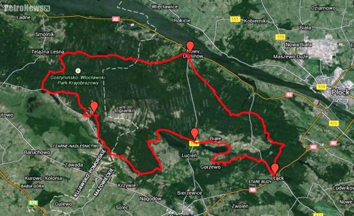 Rykowisko z widokami – trudny bieg ze startem w Łącku