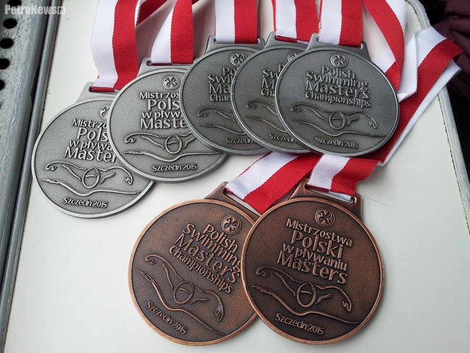 7 medali dla płockiego „Pływaka” w Pływackich Mistrzostwach Polski Masters