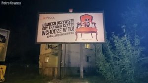 Fot: Jeden z billboardów UM Płock