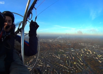 Latałam nad Płockiem z mistrzem!