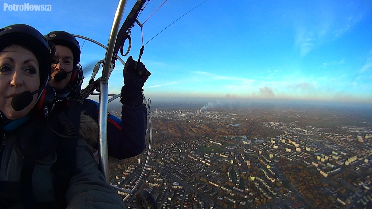 Latałam nad Płockiem z mistrzem!