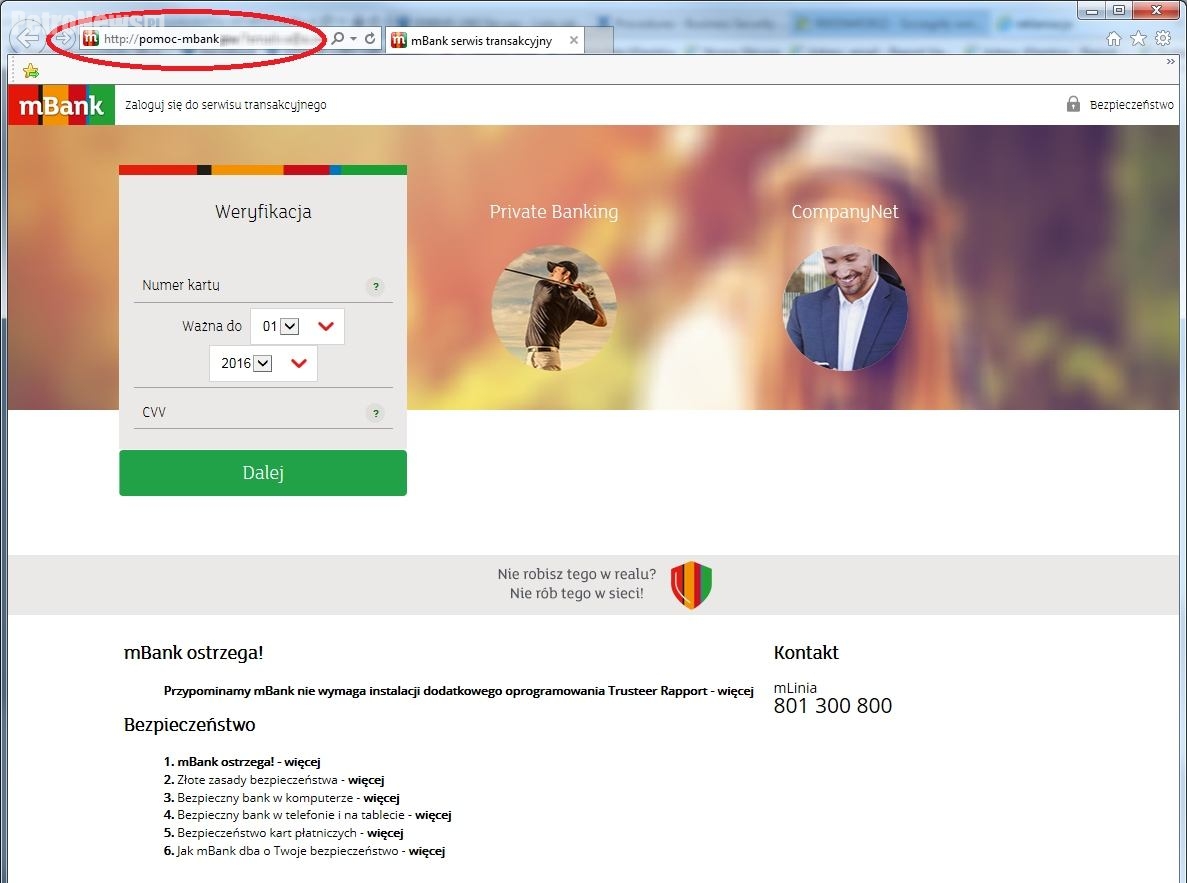Znany bank przestrzega przed fałszywymi mailami