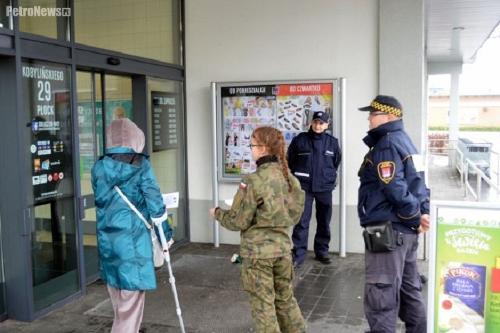 Chodzili i przypominali o bezpieczeństwie