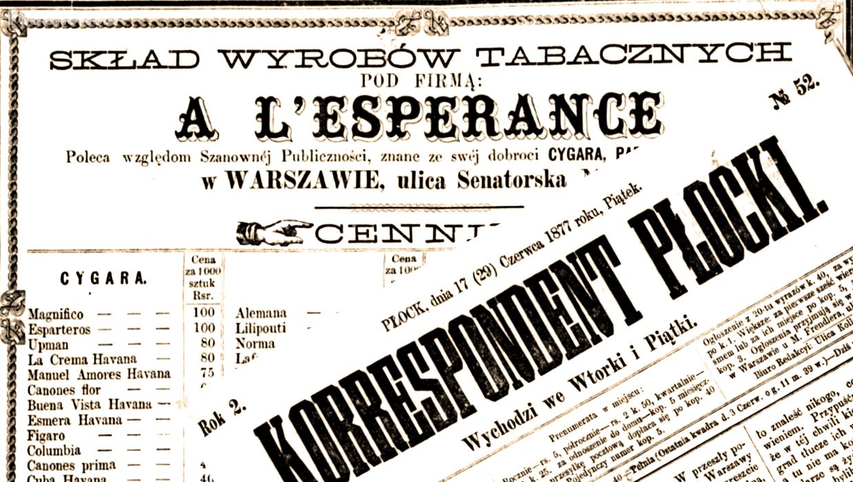Z pożółkłych szpalt „Korespondenta Płockiego”