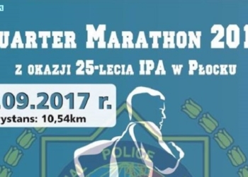 Policjanci pobiegną w maratonie po Płocku