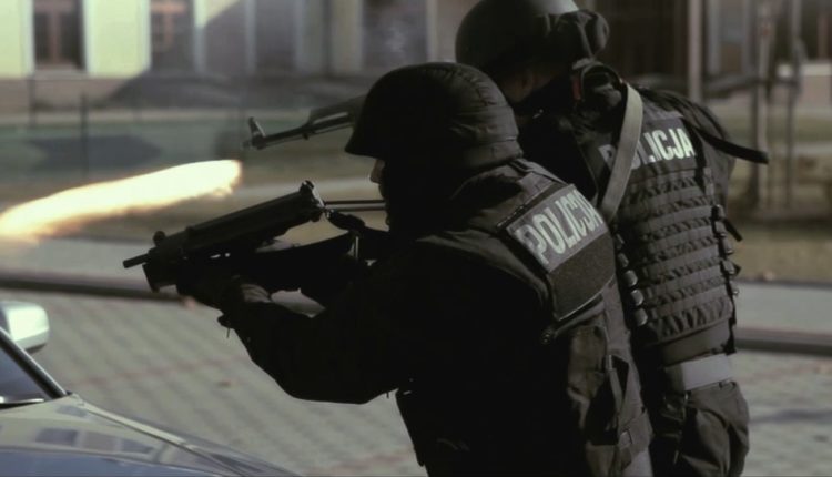 Fot. YouTube, antyterroryści szkoły policyjnej w Szczytnie