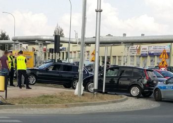 Kolizja na Kostrogaju. Były utrudnienia