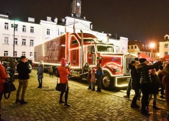 Świąteczna ciężarówka gościła w Płocku