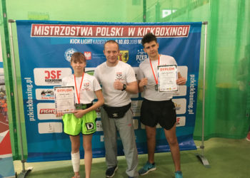 Płock ma dwoje młodych wicemistrzów Polski w kickboxingu