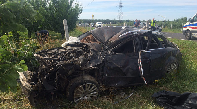 Śmiertelny wypadek na DW 575. Policja: Większości wypadków można byłoby uniknąć