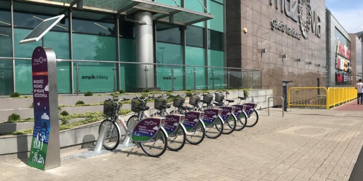 Nowa stacja roweru miejskiego w Płocku. Tym razem na Podolszycach