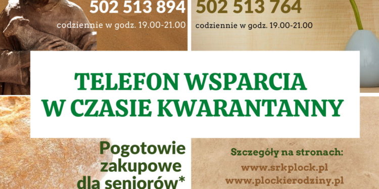 Powstał telefon wsparcia i pogotowie zakupowe w Płocku