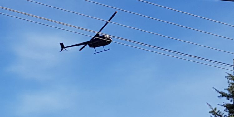 Tajemniczy helikopter nad Płockiem. W jakim celu latał?