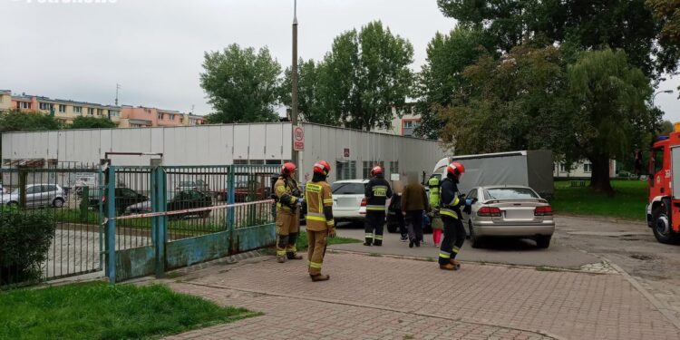 „Ładunek biologiczny, który wymorduje wszystko co żyje”. Ewakuacja przedszkola w Płocku [ZDJĘCIA]