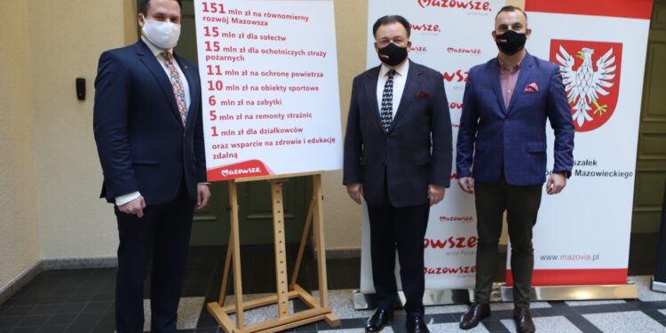 250 mln zł na programy wsparcia od samorządu Mazowsza