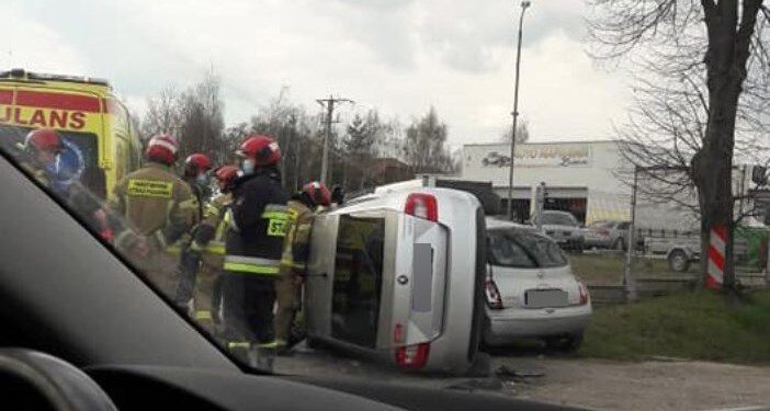 Wypadek pod Płockiem. Jedna osoba poszkodowana