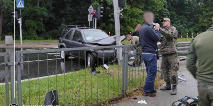 Płoccy żołnierze udzielili pomocy ofierze wypadku
