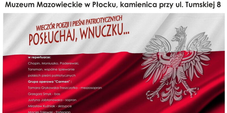 Muzeum Mazowieckie zaprasza na koncert pieśni patriotycznych [WSTĘP WOLNY]
