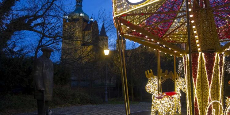 Jak wyglądać będą Płockie Ogrody Światła? Byliśmy na teście próbnym! [ZDJĘCIA]