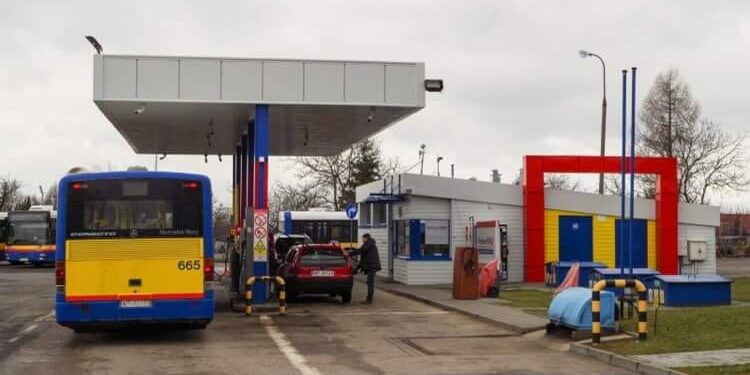 Stacja paliw Komunikacji Miejskiej w Płocku tymczasowo zamknięta dla klientów