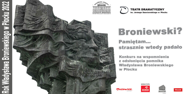 Pamiętacie odsłonięcie pomnika Broniewskiego w Płocku? [KONKURS]
