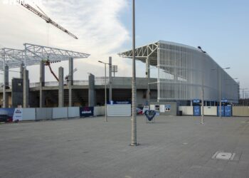 Rzut okiem na budowę nowego stadionu Wisły Płock [ZDJĘCIA, FILM]