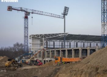 Rzut okiem na budowę nowego stadionu Wisły Płock [ZDJĘCIA, FILM]