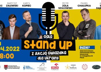 Gala Stand-up z Akcją Gwiazdka dla Ukrainy odbędzie się w Płocku