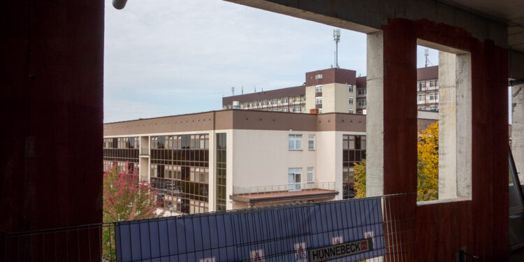 Ośrodek Radioterapii w Płocku nabiera kształtu [ZDJĘCIA]