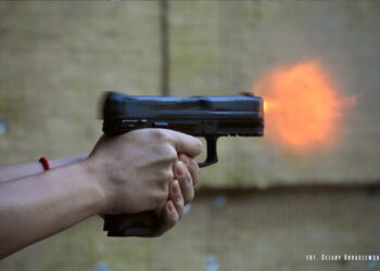 Zawody strzeleckie na 30-lecie Międzynarodowego Stowarzyszenia Policji w Płocku [ZDJĘCIA]