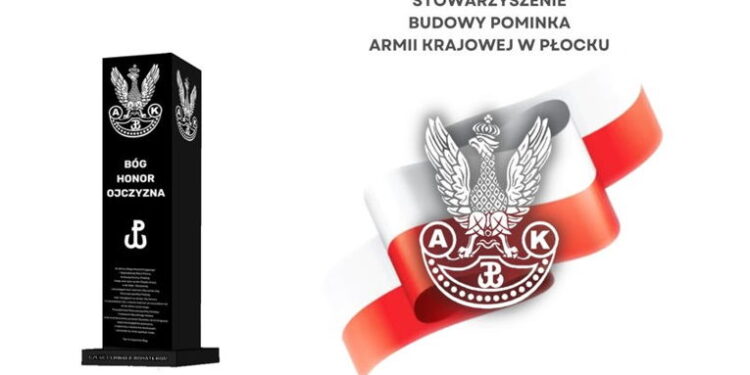 Odsłonięcie pomnika Armii Krajowej w Płocku