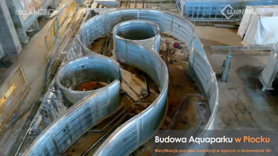 Water park Płock 3D.  What does a swimming pool built in cross section look like? [FILM] – Petronews