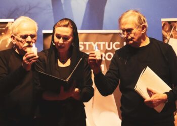 Czytanie konstytucji europejskiej w Sannikach z Olgierdem Łukaszewiczem