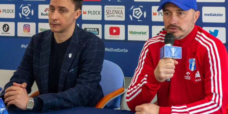 Nowy trener Wisły Płock: „Jestem człowiekiem ambitnym” [FILM, ZDJĘCIA]