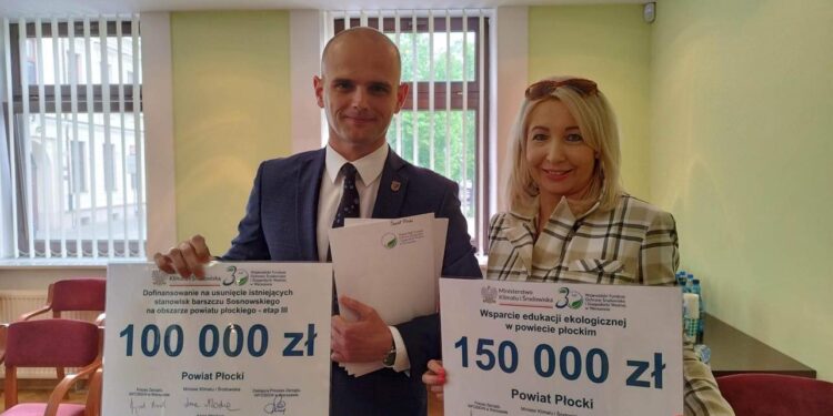 Wsparcie dla Powiatu Płockiego na zwalczanie barszczu Sosnowskiego i działania ekologiczne