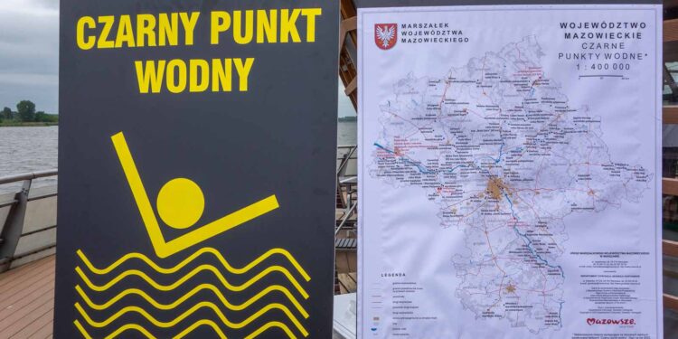Są nowe czarne punkty wodne na Mazowszu. Jeden z nich jest w Płocku