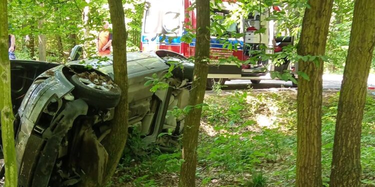 Śmiertelny wypadek pod Płockiem. Jedna osoba nie żyje, trzy są ranne [ZDJĘCIA]